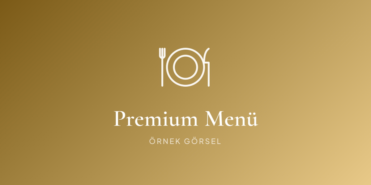 Premium Menü 2