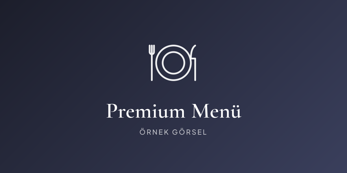 Premium Menü 1